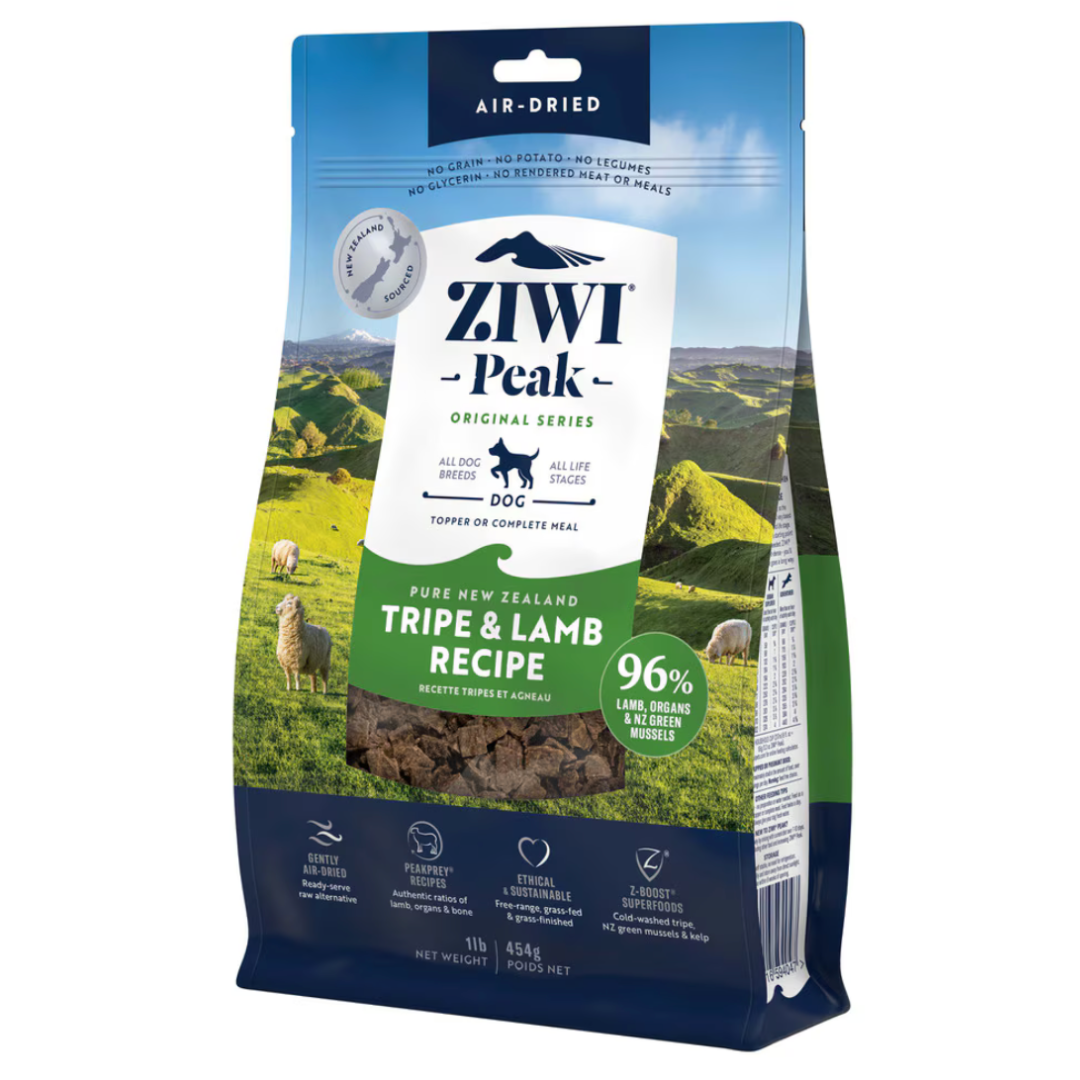ZIWI Peak Air Dried Dog Food Tripe and Lamb