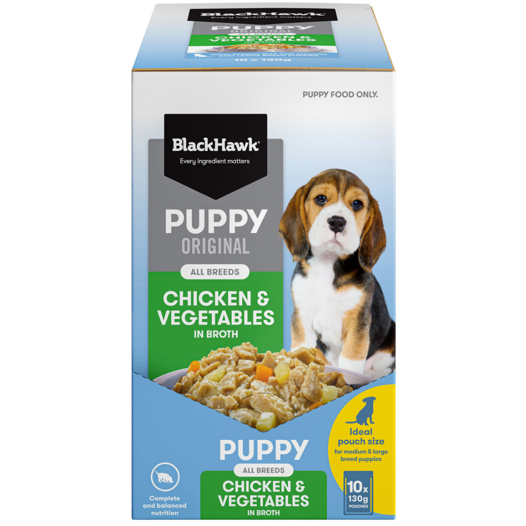 Black Hawk Chicken & Vegetables Puppy Wet Food
