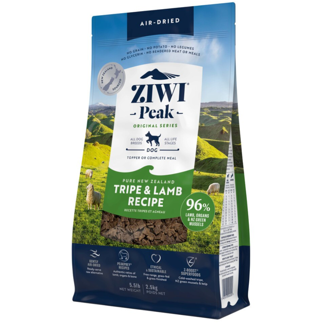 ZIWI Peak Air Dried Dog Food Tripe and Lamb