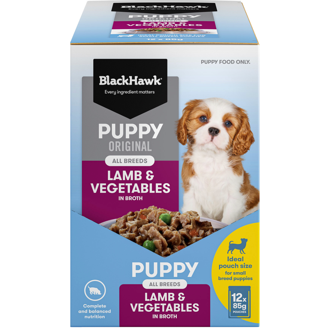 Black Hawk Lamb & Vegetables Puppy Wet Food