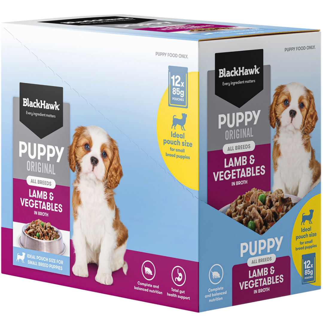 Black Hawk Lamb & Vegetables Puppy Wet Food