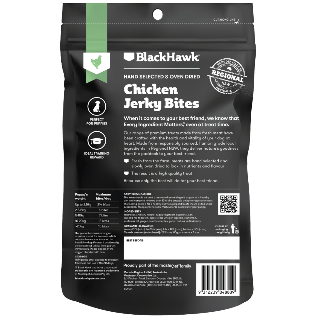 Black Hawk Chicken Jerky Bites