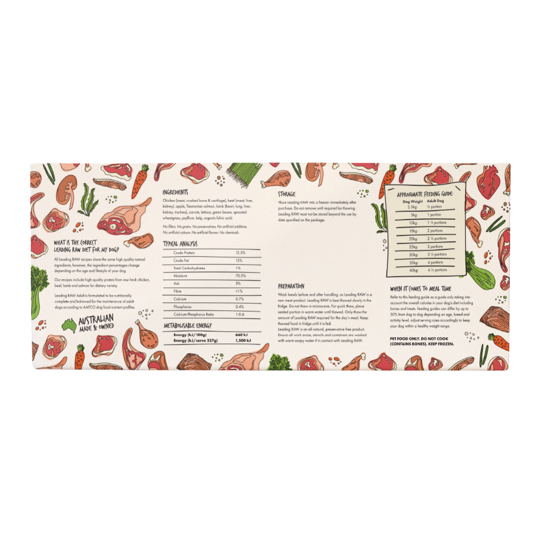 Leading RAW BARF Adult Raw Dog Food