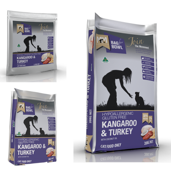 Meals for Meows Cat Kangaroo & Turkey GF