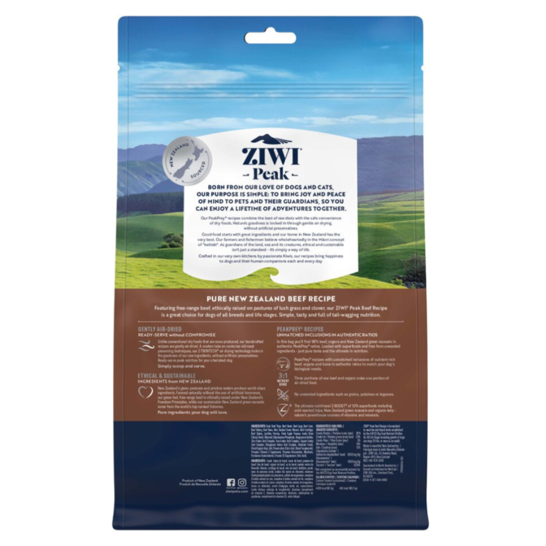ZIWI Peak Air Dried Dog Food Beef
