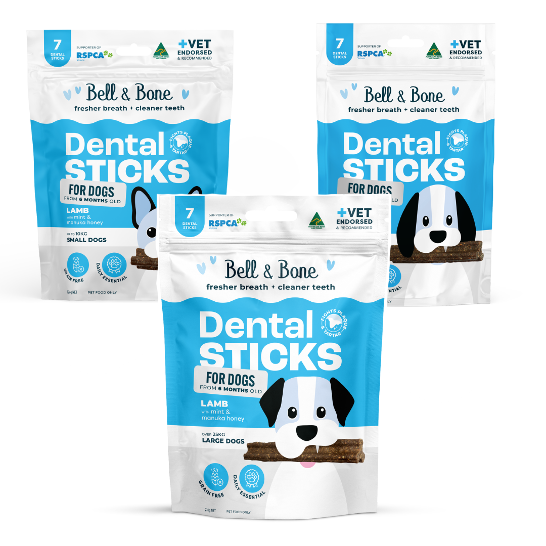 Bell & Bone Adult Dental Sticks - Lamb, Mint and Manuka Honey