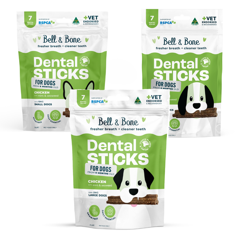 Bell & Bone Adult Dental Sticks - Chicken, Mint and Seaweed