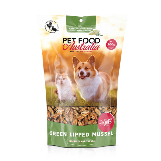 Green-Lipped Mussel Treat with Hemp Seed Oil 200g