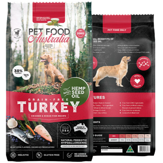 Pet Food Australia Turkey Dry Food Formula