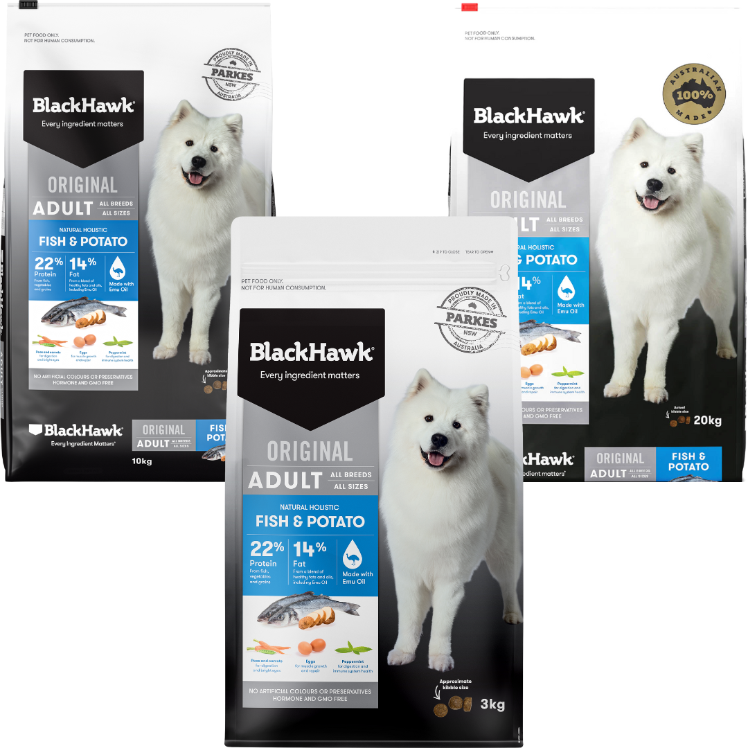 Black Hawk Fish & Potato Adult Dry Dog Food