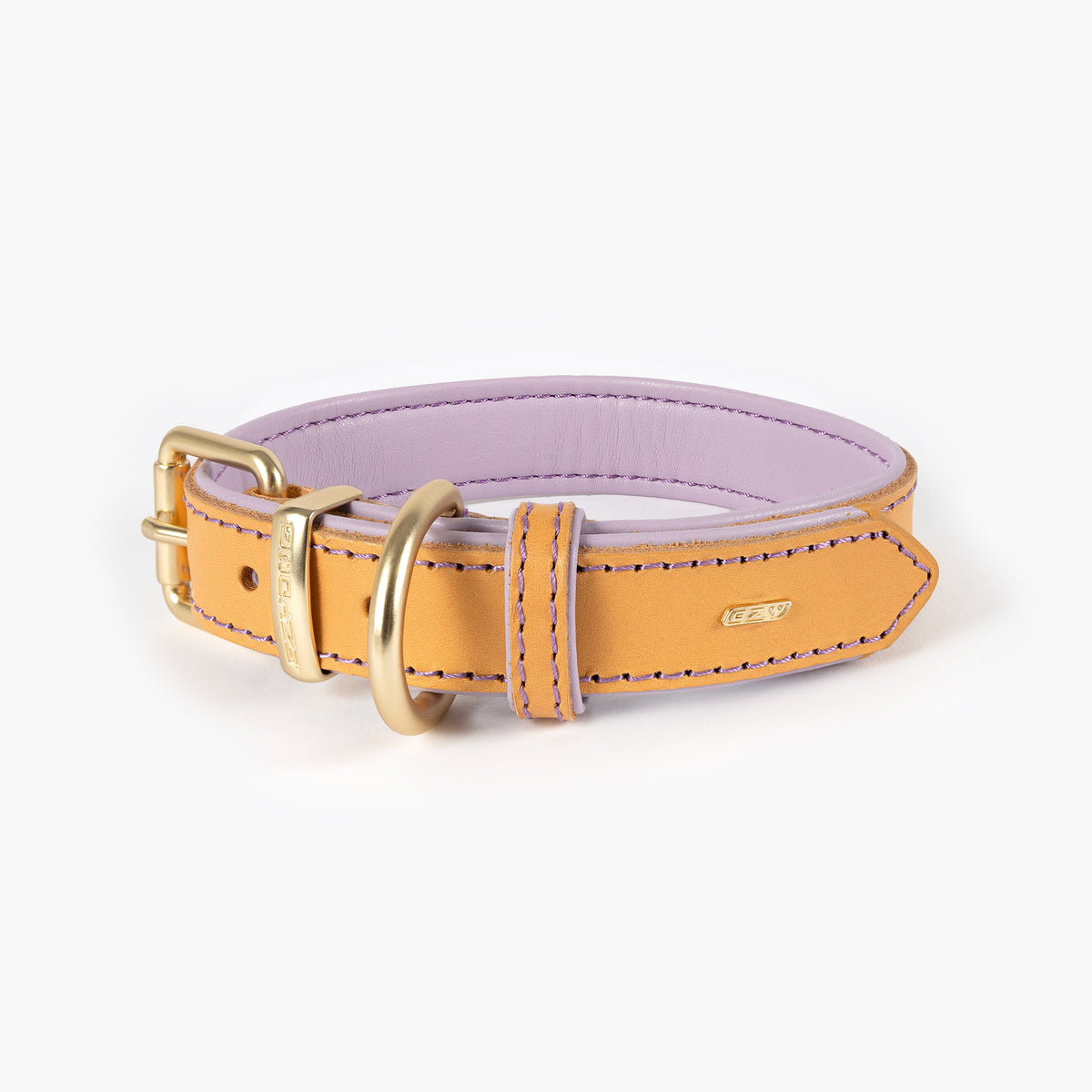 EZYDOG Oxford Leather Collar in Lilac