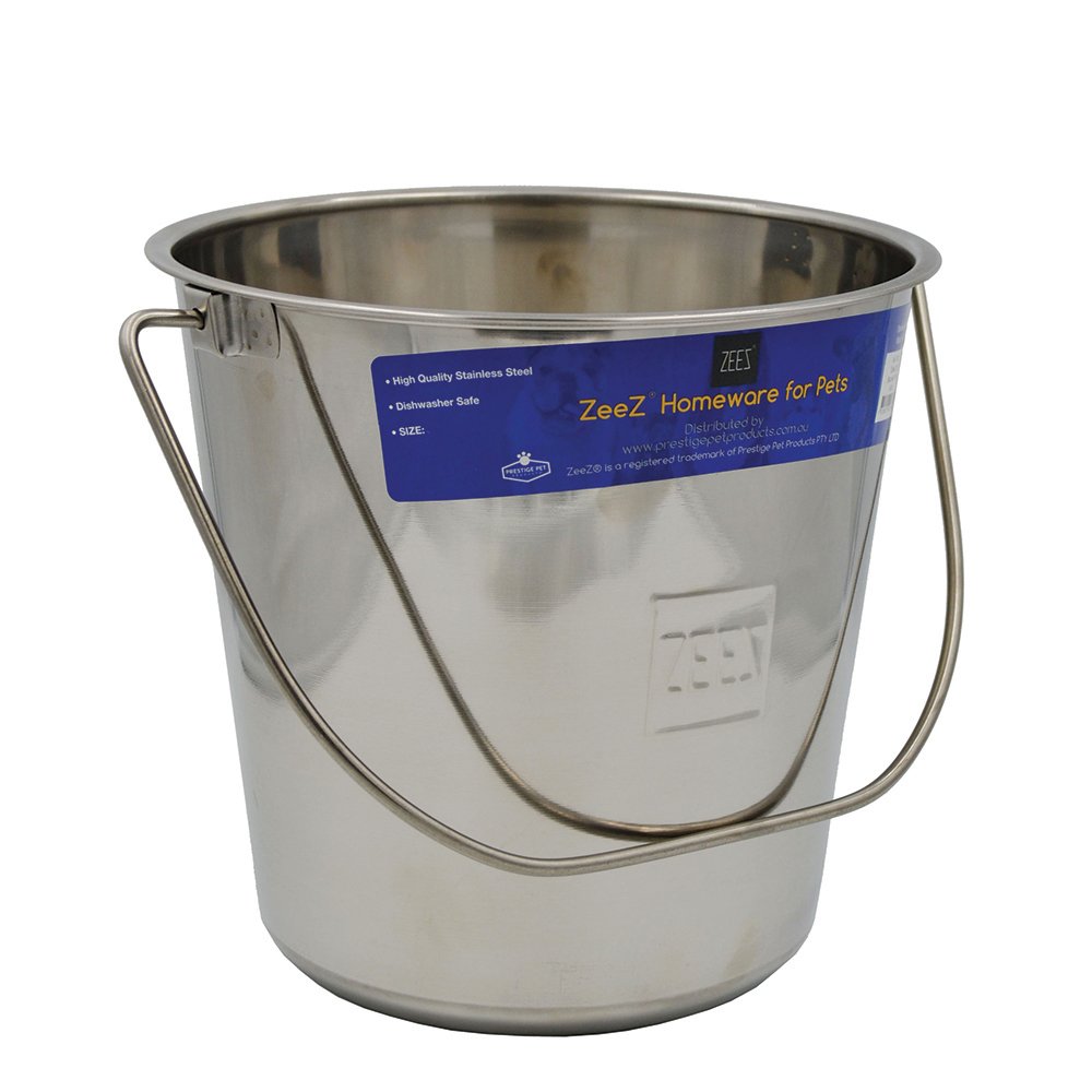 ZEEZ stainless steel bucket 8.5L – Round