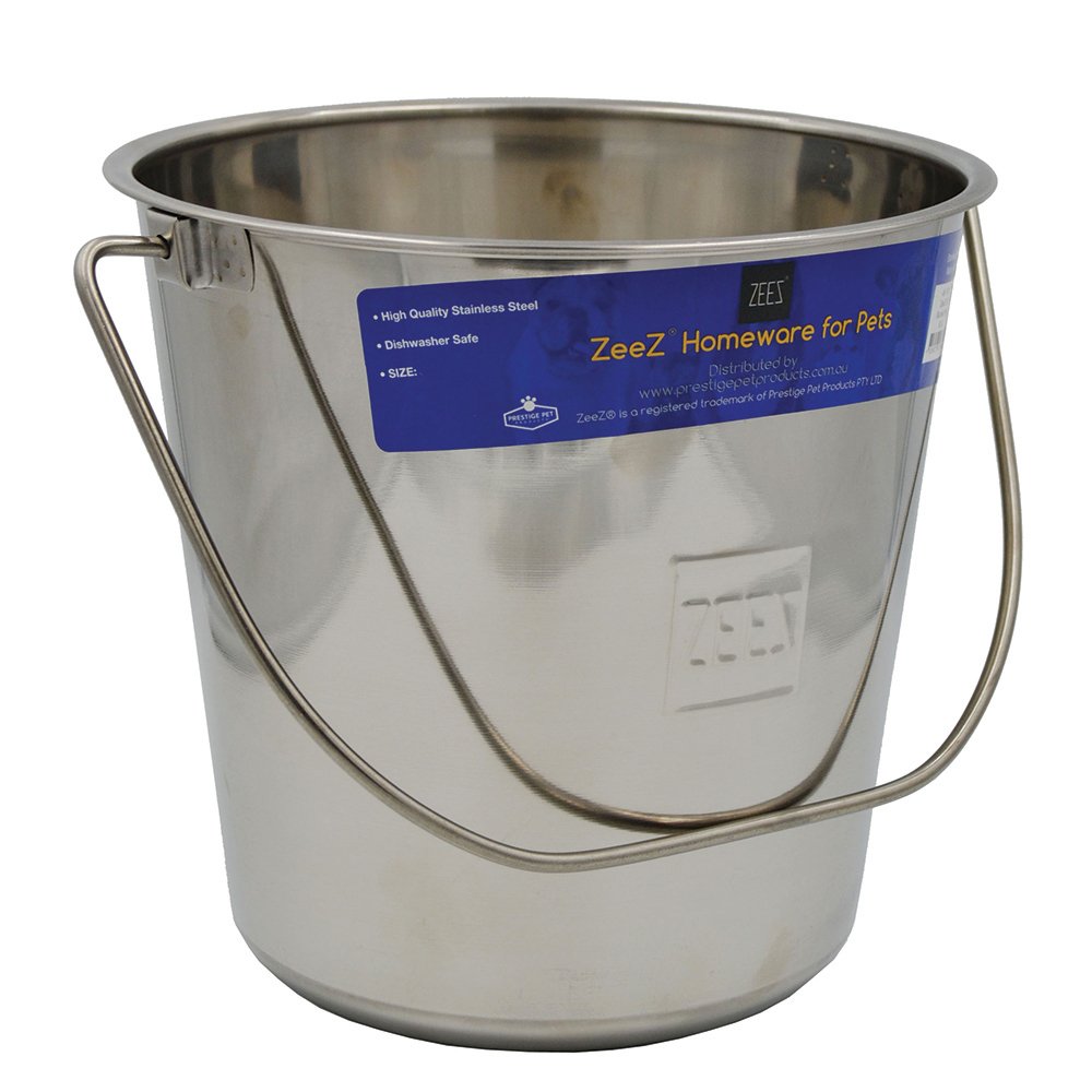ZEEZ stainless steel bucket 12.3L – Round